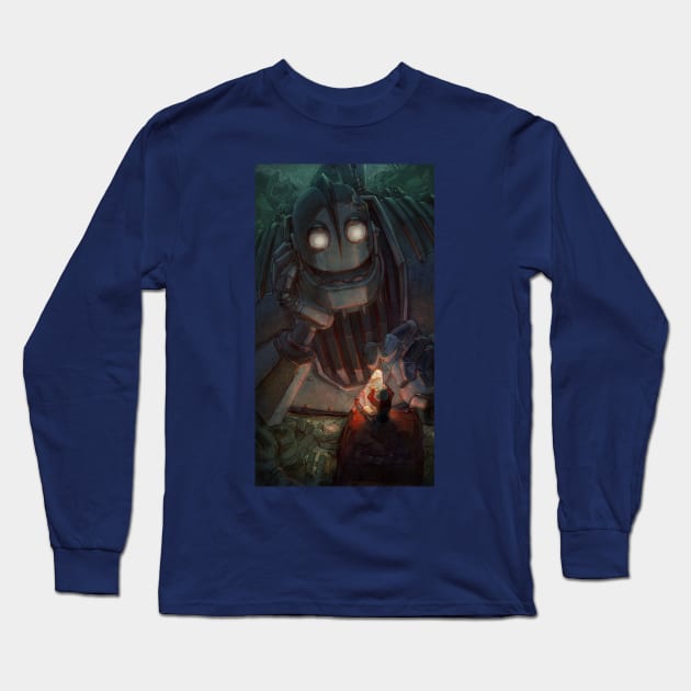 Iron Giant Long Sleeve T-Shirt by ArashiC